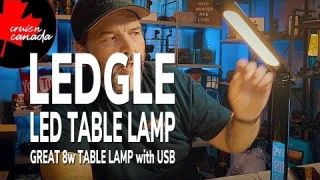 Ledgle Table Lamp with USB charging port - Touch 8w LED table lamp with USB Charging Port Review