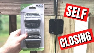 SELF-CLOSING Adjustable Spring Hinges - National Hardware Spring Hinge