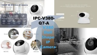 V380 IP Camera | IPC-V380-Q7-A | V380 Doll Shape Camera | IP Camera from Laptop or PC or Phone