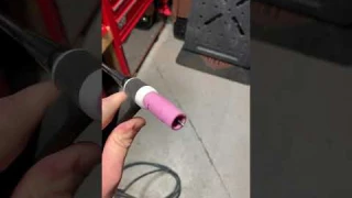 TIG torch set up!