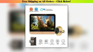 Smart Life Peephole Door Camera 2.4G Wireless Wifi 4.3inch Screen Door Viewer 3MP Security Home