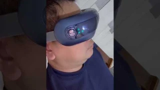 SOOTHE EYE STRAIN on a soothing warmth & music harmony with the SKG E3 Pro. Product link in comments