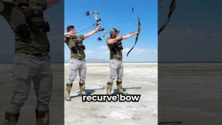 compound bow VS recurve bow #hunting