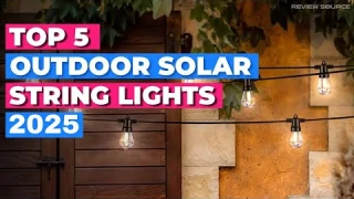 TOP 5 - Best Outdoor Solar String Lights 2025 - Best Outdoor String Lights Amazon!