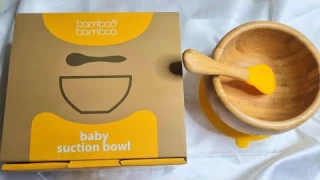 baby bamboo suction bowl review