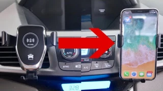 Smart Car Mount Wireless Charger Qi - For iPhone & Galaxy