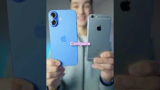 iPhone 16 vs 6 in 2025😳#iphone