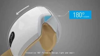 Breo iSee4 Electric Portable Eye Massager | Heating Air Pressure Music Vibration, Shiatsu Massager