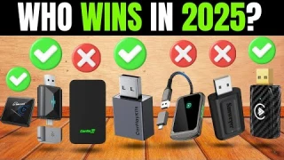 ✅TOP 5 Best Wireless CarPlay & Android Auto Adapters [2025] 🔥Fast, Easy Setup, No Lag, Plug & Play 🚗