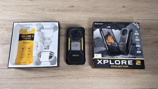 Blackview XPLORE 2 Projector review; Rugged phone with 20,000 mAh battery and mini projector