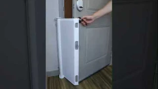 Retractable Baby, Dog, & Cat Gate   | safety gate for your front door!