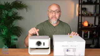 Smart Projector with WiFi and Bluetooth,  Google TV built in