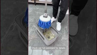 O-Cedar RinseClean Spin Mop & Bucket System | Clean with Clean Water | Removes 99% of Bacteria