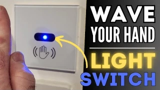 Tuya PIR Smart Wave Light Switch. Wave your hand to Turn On the Lights