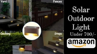Solar outdoor waterproof light : unboxing and review | UNBOXINGWORLD
