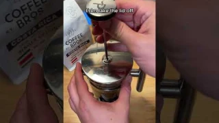 The French press gets a lot of hate but It's a great way to brew coffee #coffee #frenchpress