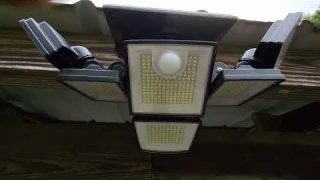 SZPOWER Solar Outdoor Lights, 6 Heads Solar Powered Flood Lights Review, Four screws from a five