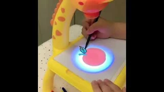 Kids LED Projector Drawing Table Toy Set Painting Educational Learning Paint #kidslearning #educate