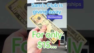 Sam’s Club is giving away memberships for only $15…