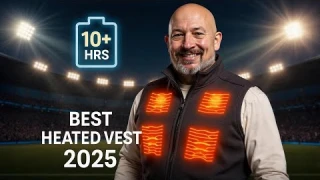 👉 Best Heated Vest 2025? Men’s Fleece Heated Vest Review with Battery Pack