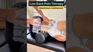 Erector & QL Massage for Low Back Pain #lowbackpain #massage