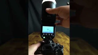 Camera Flash tip for beginners - Godox v1 lamp mode #shorts