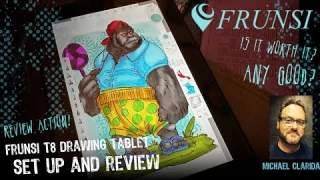 Frunsi Rubens Tab 8 drawing tablet review by an artist