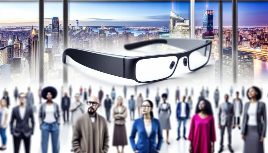 Innovative Smart Glasses with Integrated Display and AI Features Unveiled