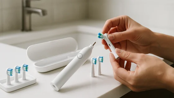 Refill-fit toothbrushes