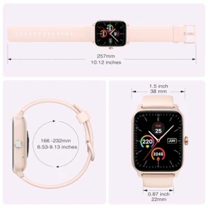 Smart Watch for Women with Alexa, Fitness Tracker, Bluetooth Call — Smart Watch, Fitpolo