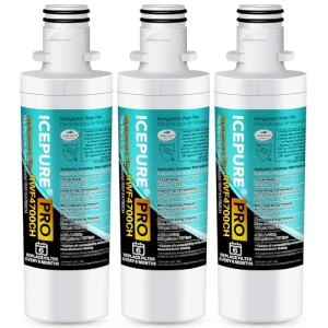 NSF Certified Replacement Refrigerator Water Filter, 3 Pack, ICEPURE