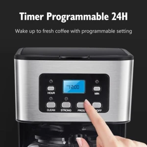 12-Cup Programmable Coffee Maker with Strength Brew Options — Coffee Maker, Taylor Swoden