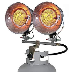 Double Tank Top Portable Propane Radiant Heater, 30,000 BTUs, Dura Heat