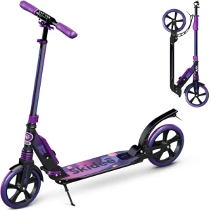 Adjustable Height Foldable Kick Scooter, SKIDEE