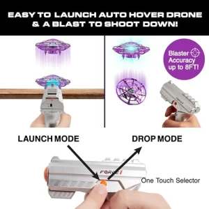 Scoot Skeet Mini Drone Electronic Shooting Game Set, Force1