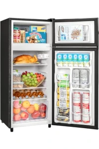 4.5 Cu.Ft Double Door Mini Refrigerator with Freezer, Tehanld