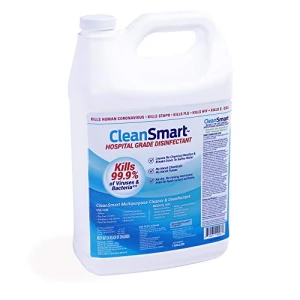 Hospital Grade Disinfectant Spray, Kills 99.9% of Viruses and Bacteria, Hypochlorous Acid Technology, 1 Gallon, CleanSmart