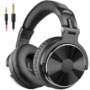 Wired Over Ear Headphones with 50mm Drivers for Studio Monitoring, OneOdio