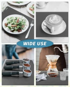 Coffee Mat Hide Stain Rubber Backed Absorbent Dish Drying Mat, AMOAMI