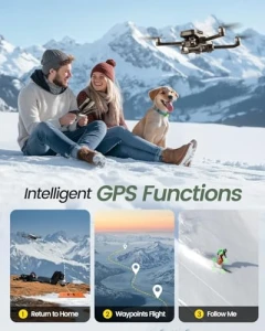 GPS Drones with Camera for Adults 4K, 2-Axis Gimbal, Smart Return Home — Drone, Holy Stone