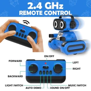 Rechargeable Remote-Controlled Robot, Hasviey