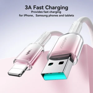 Crystal Clear Series Fast Charging Data Cable, JOYROOM