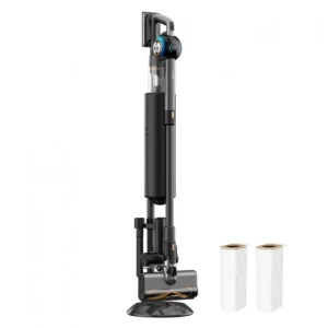 Cordless Vacuum Cleaner with Smart Dust Collection Station, JIGOO