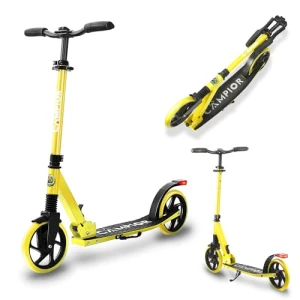 Foldable Kick Scooter with Adjustable Handlebar, Campior