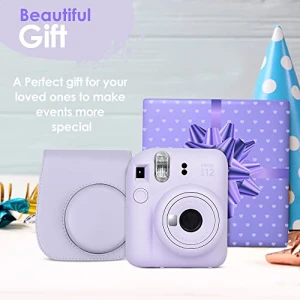 Instax Mini 12 Camera with Instant Mini Film Bundle, Fujifilm