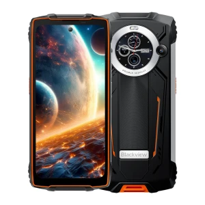 Rugged Smartphone with Secondary Display and Flashlight, Blackview