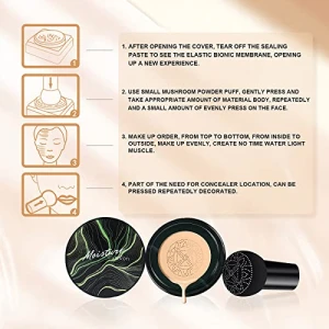 Mushroom Head Air Cushion CC Cream Strong Concealer, OETUIOW