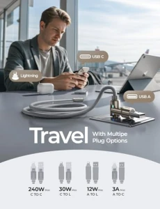 4 in 1 Charging Cable, LISEN