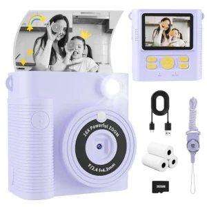 Instant Print Digital Camera for Kids, FKATEEN