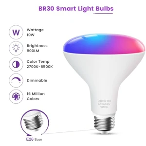 Smart Flood Light Bulb — Smart Light Bulb, OHLUX
